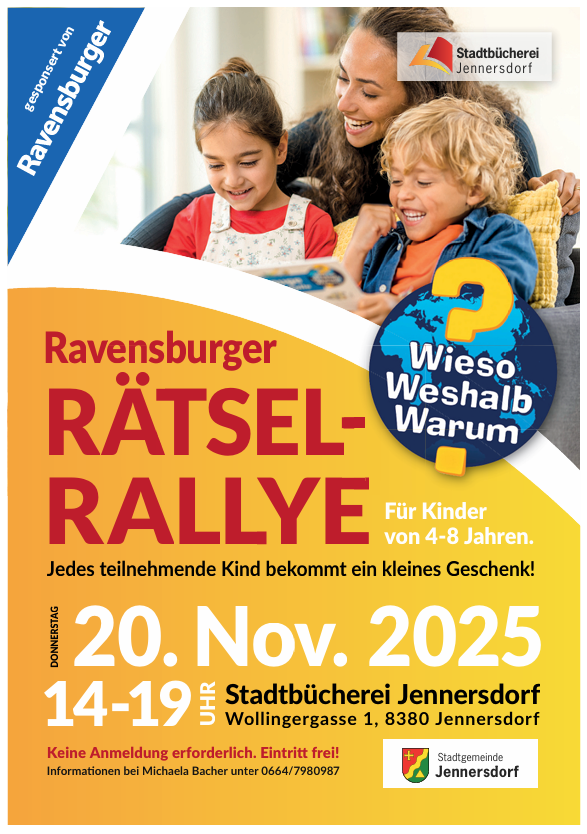 Ravensburger Rätsel Rallye Plakat 20 11 2025