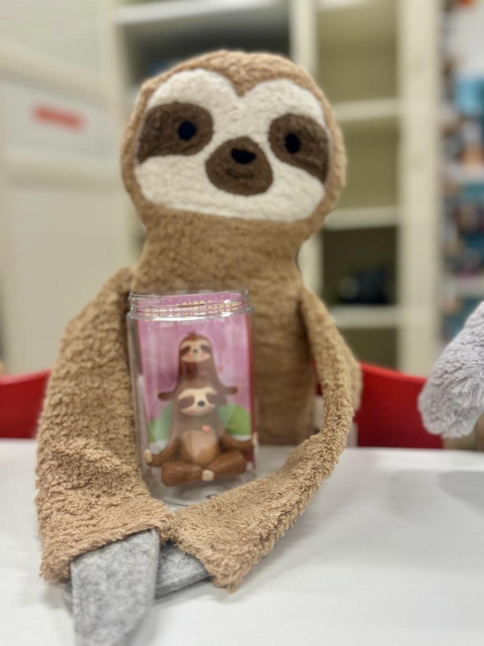 Kuscheltierübernachtungsparty Faultier und Faultier-Tonie