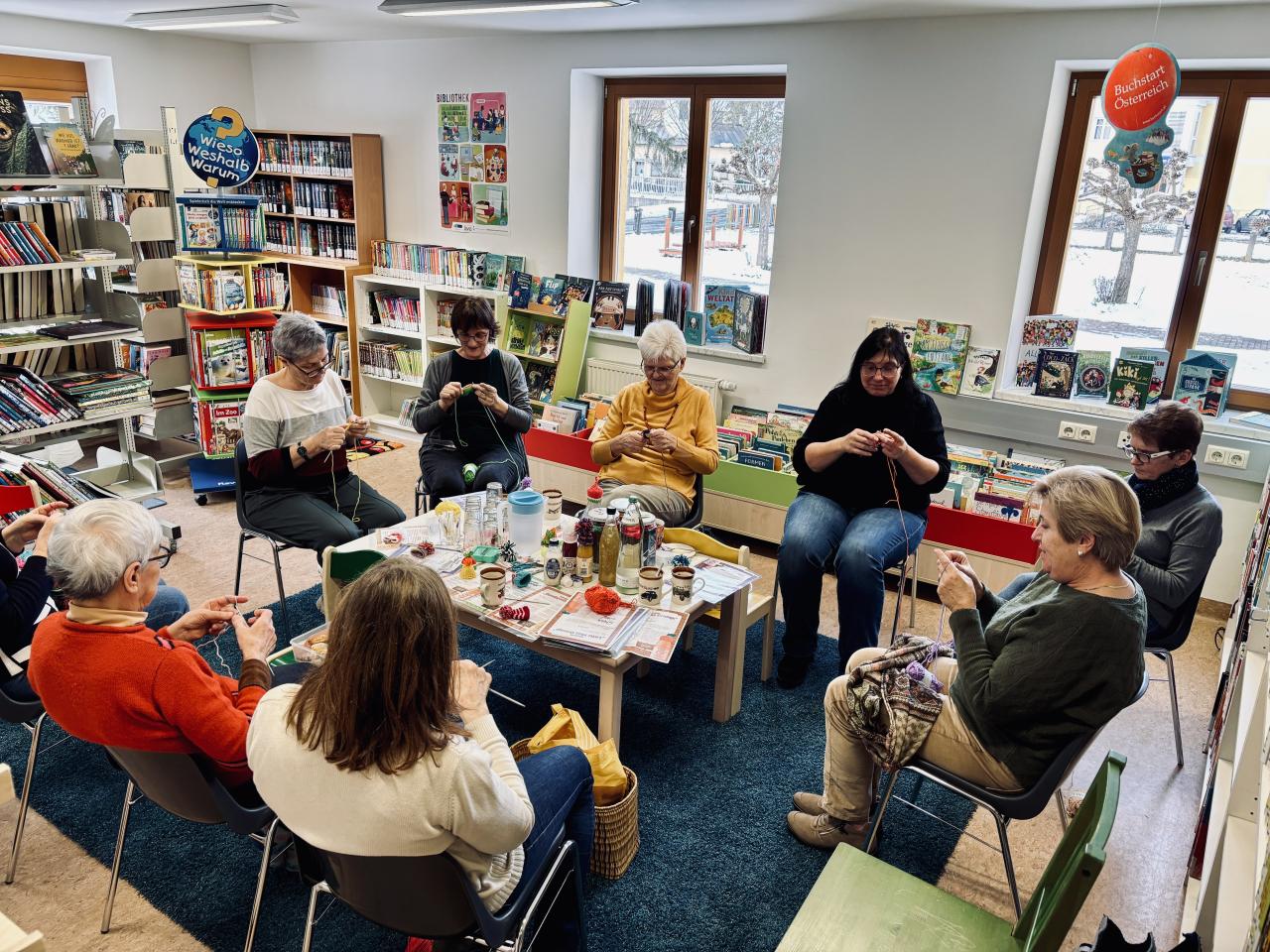 Das große Stricken Jänner 2026 Strickrunde 2