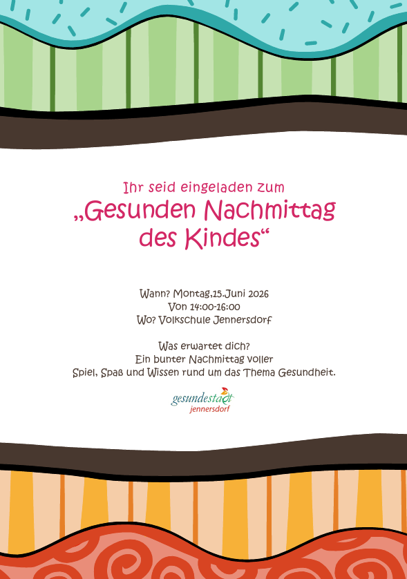 Gesunde Stadt Tag des Kindes 15 06 2026