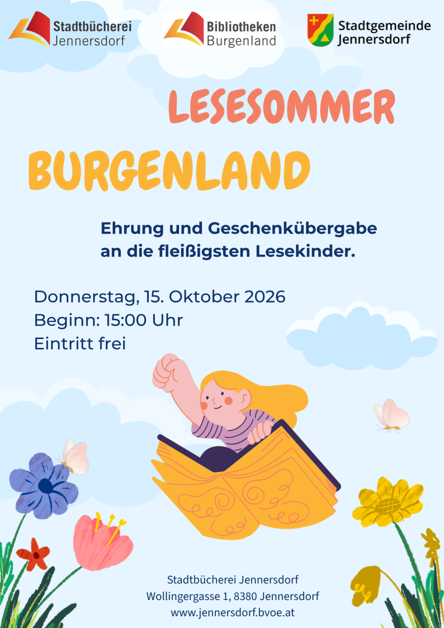 Lesesommer Burgenland 15 10 2026