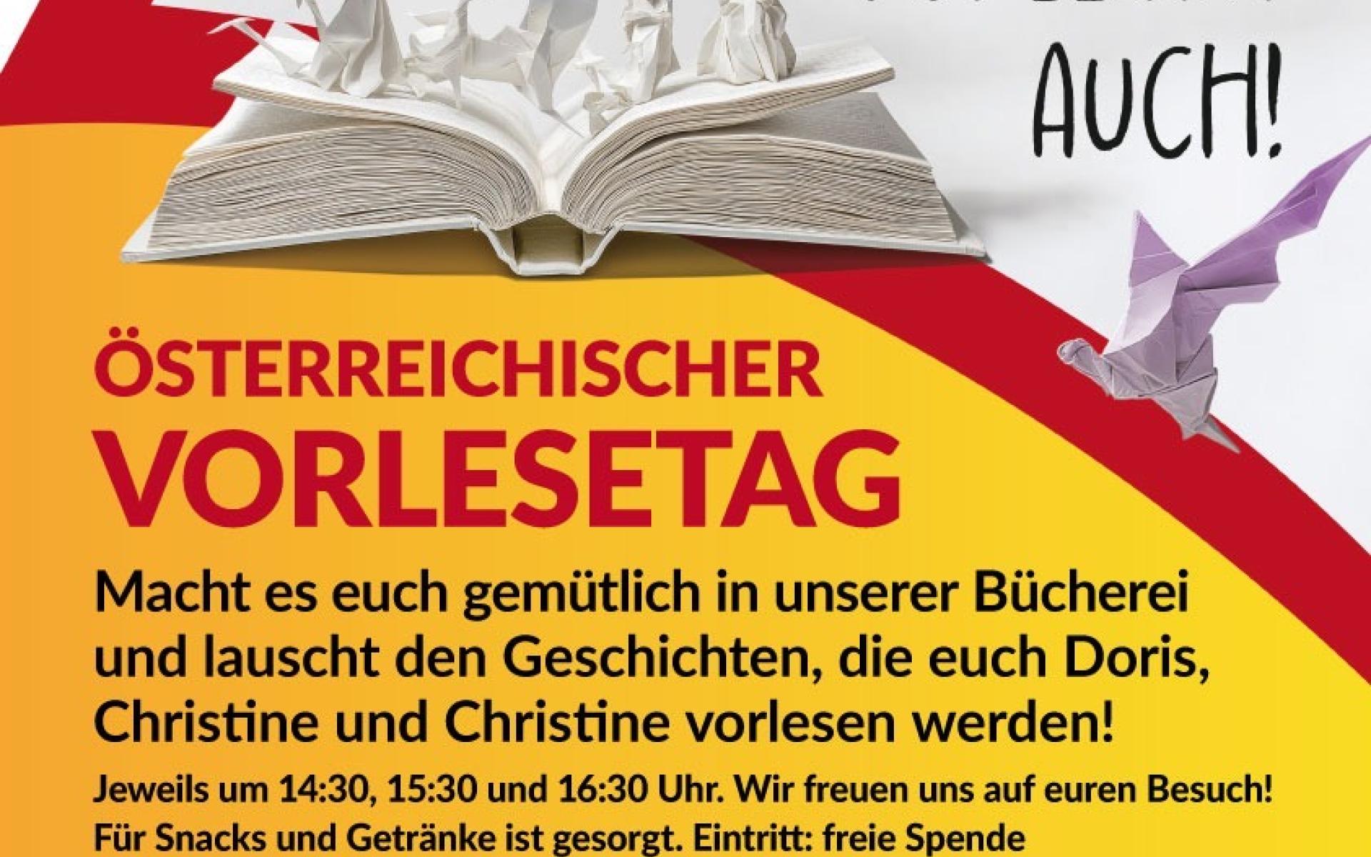 Österreichischer Vorlesetag 27 03 2025