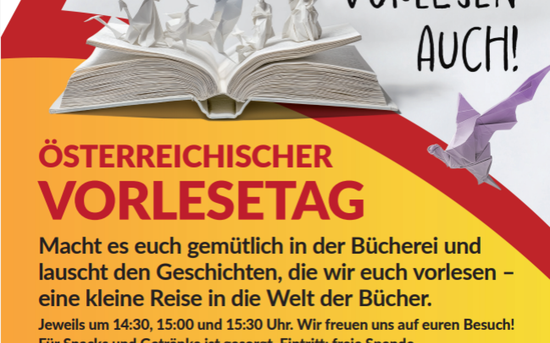 Österreichischer Vorlesetag für 26 März 2026