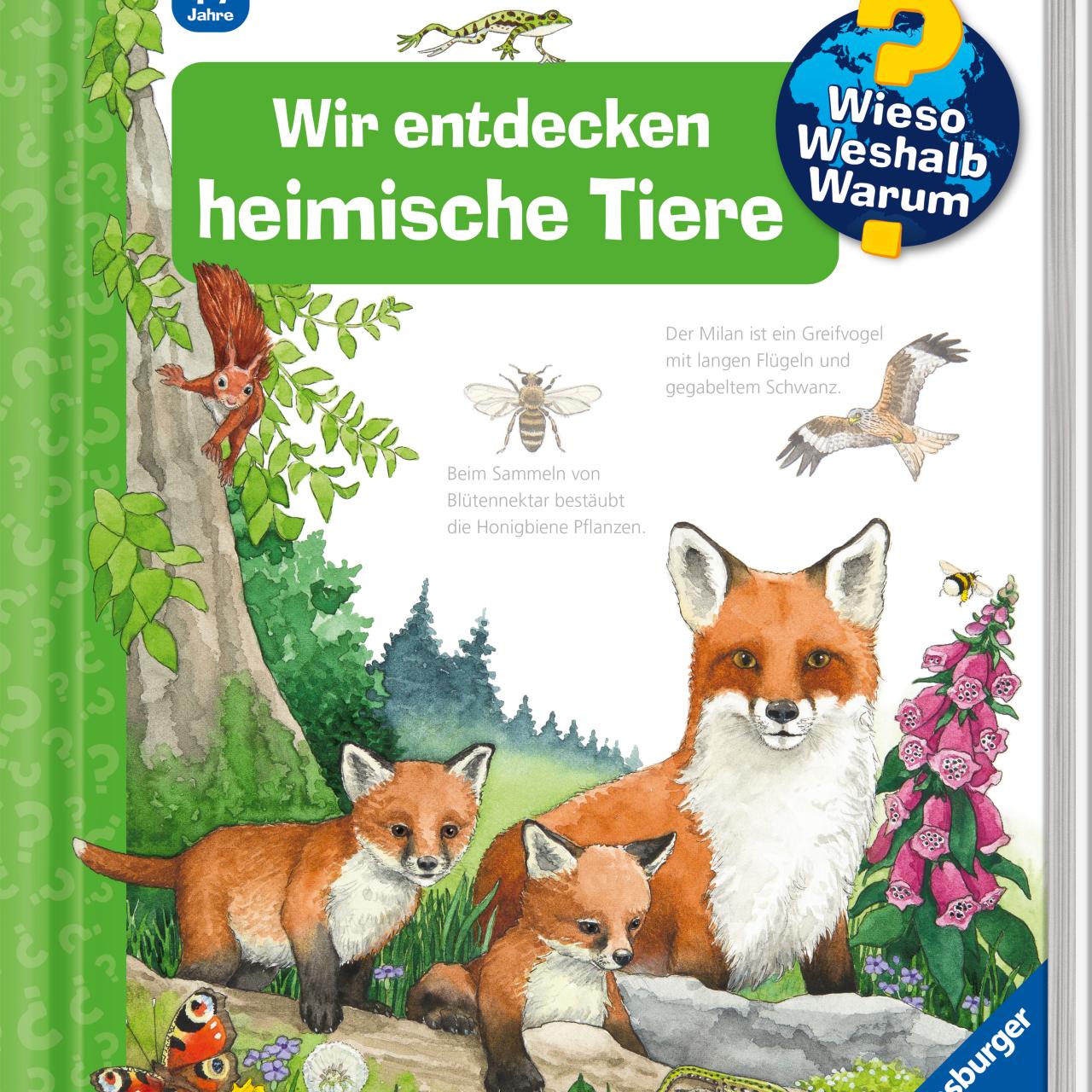 Ravensburger Rätsel Rallye Cover Wir entdecken heimische Tiere