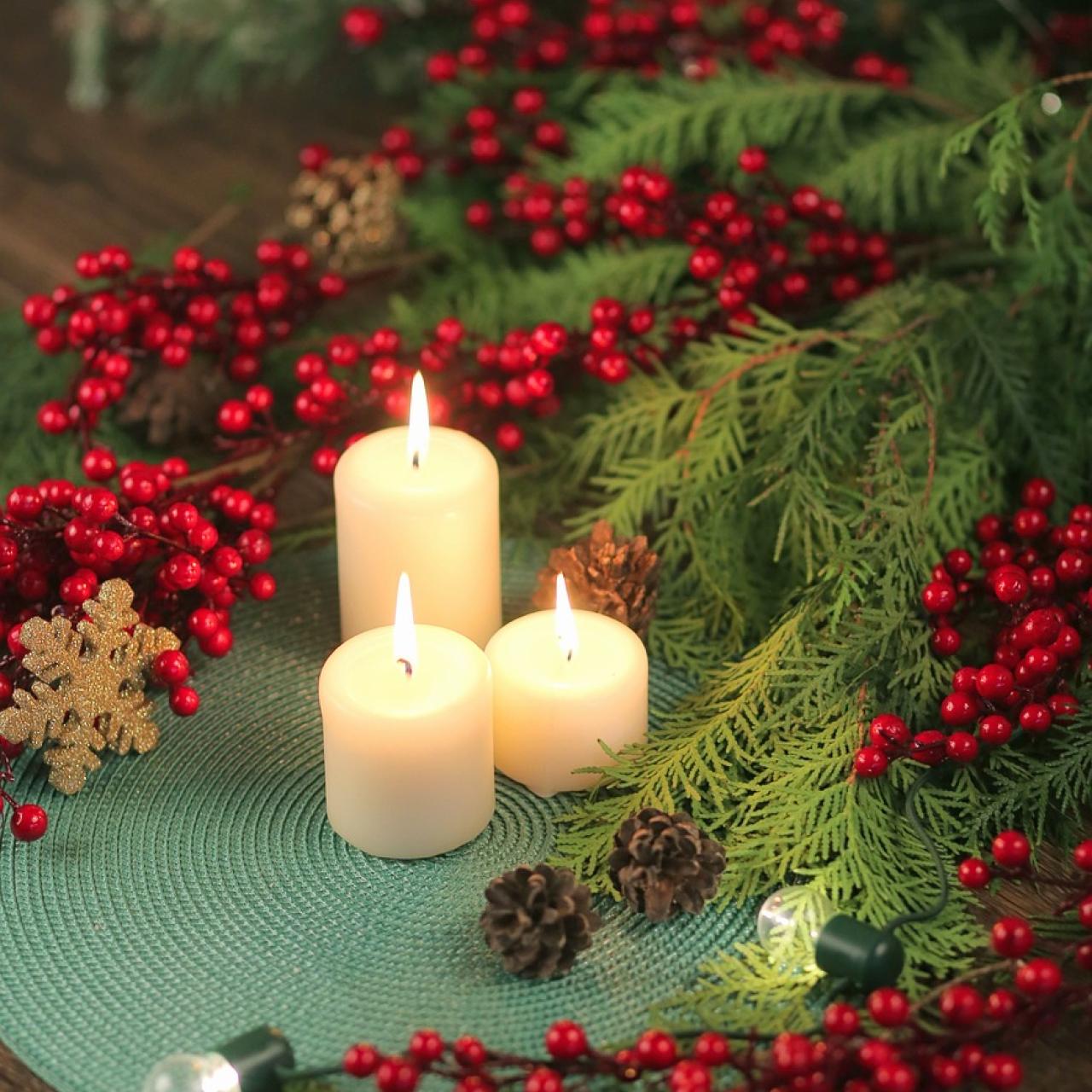 Weihnachten Kerze Bild