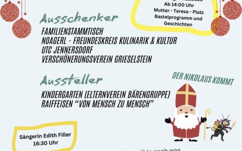 Adventzauber Plakat für den 6. Dezember 2025